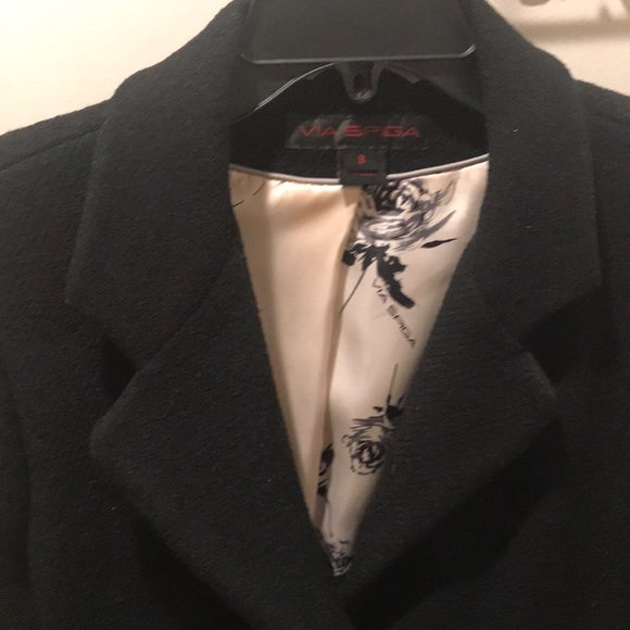 Via spiga black coat size 8 - Picture 2 of 4